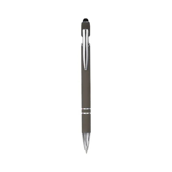 Retractable Aluminum Ballpoint Pen w/ Stylus