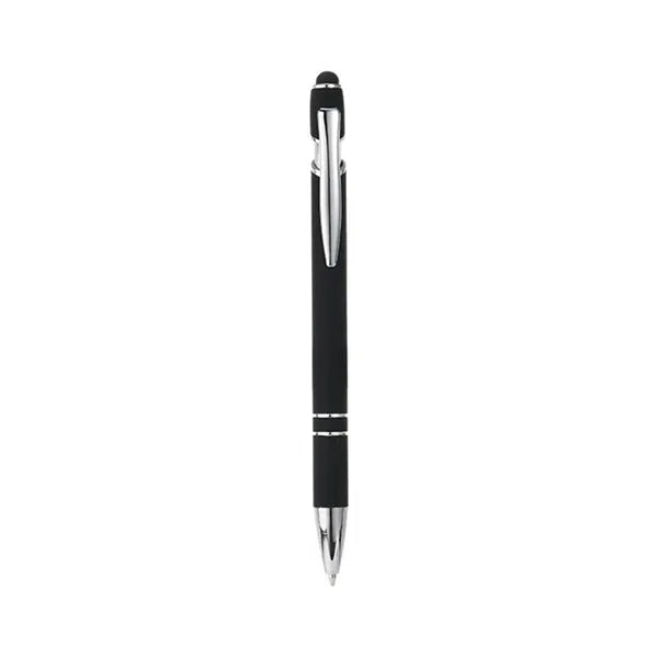 Retractable Aluminum Ballpoint Pen w/ Stylus