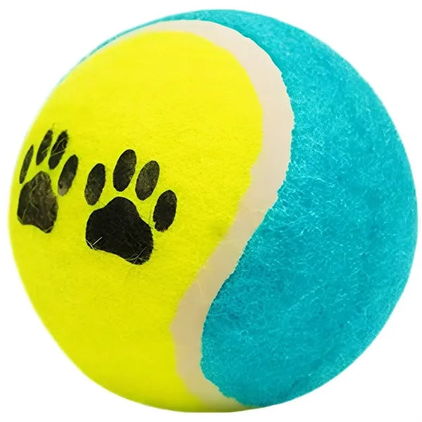 Pet Paw Print Interactive Tennis Ball Toy