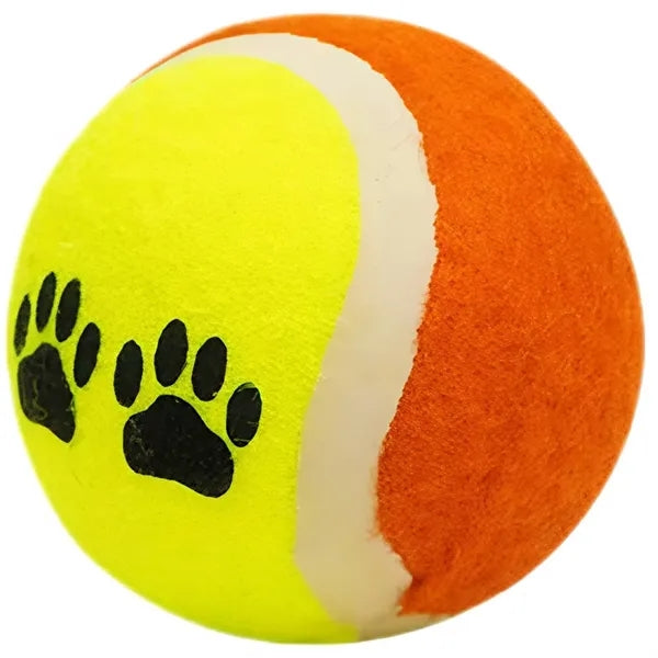 Pet Paw Print Interactive Tennis Ball Toy
