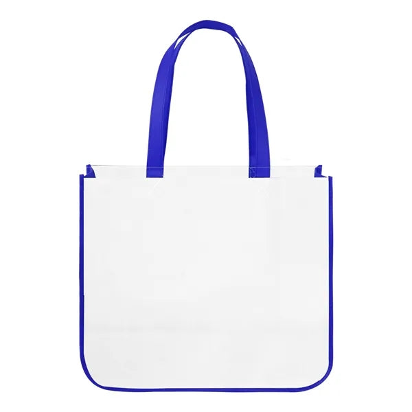 Full Color Laminated Curved Bottom Non-Woven Shopping Bag