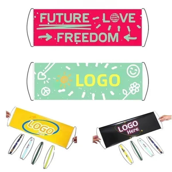Hand Held Cheering Scroll Banner