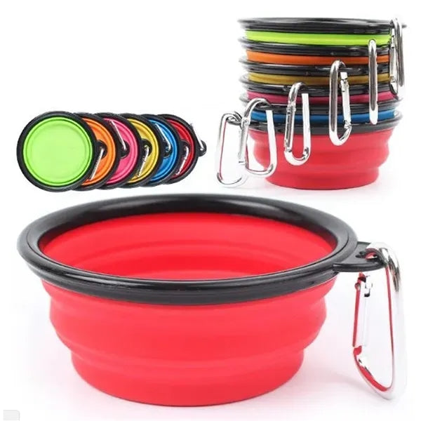 Low MOQ Foldable Silicone Pet Bowl