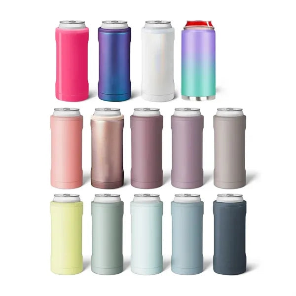 12oz. Insulated Can and Bottle Cooler Stainless Steel