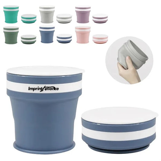 9oz. Collapsible Silicone Cup for Travel Camping & Daily Use