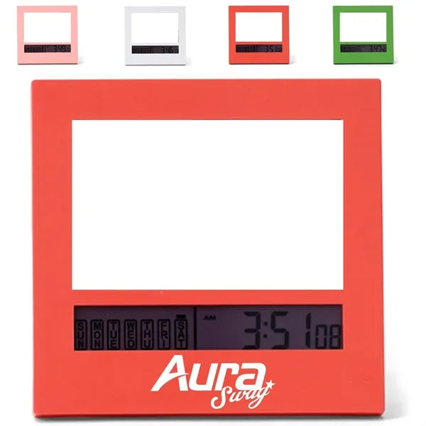Photo Frame Digital Alarm Clock