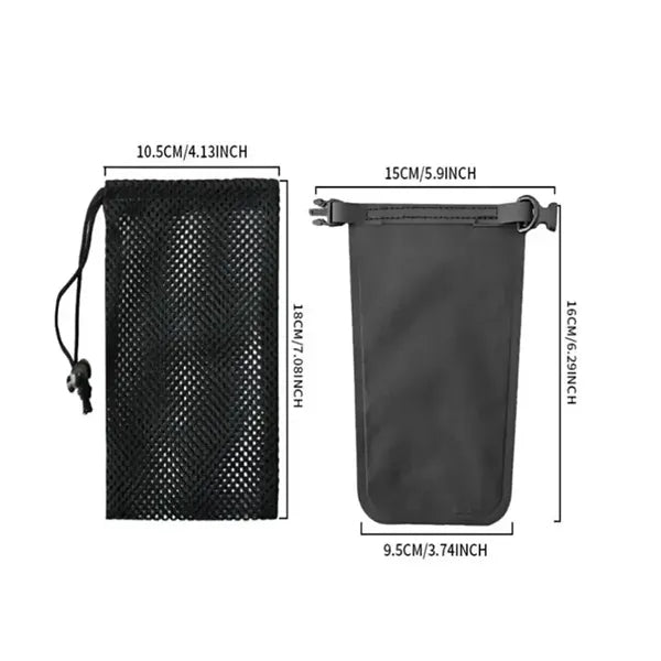 Waterproof Travel Soap Bar Case Pouch W/ Mesh Saver Bag Set