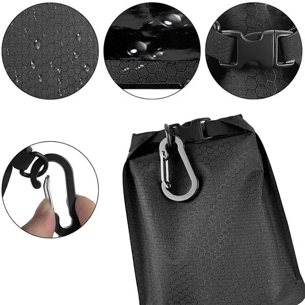 Waterproof Travel Soap Bar Case Pouch W/ Mesh Saver Bag Set