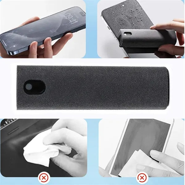 10ml 2-In-1 Spray And Microfiber Cloth Screen Cleaner