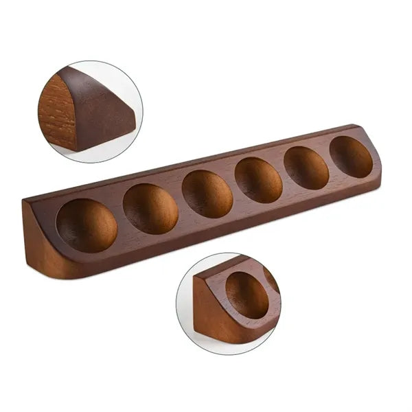 Executive Wooden 5-Ball Golf Display Rack Stand
