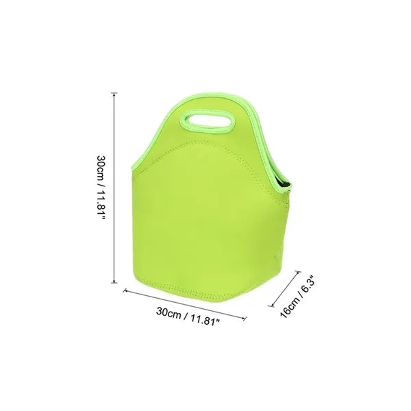 Neoprene Insulated Lunch Tote With Full Bleed Printing