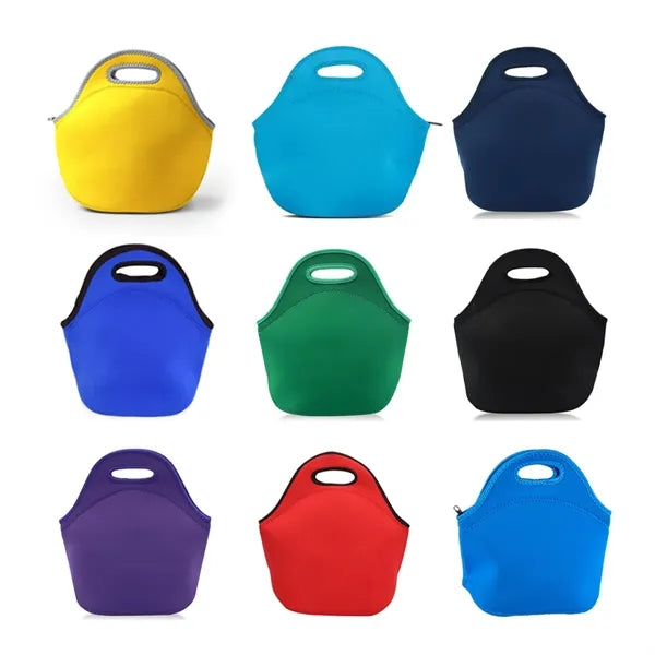 Neoprene Insulated Lunch Tote With Full Bleed Printing