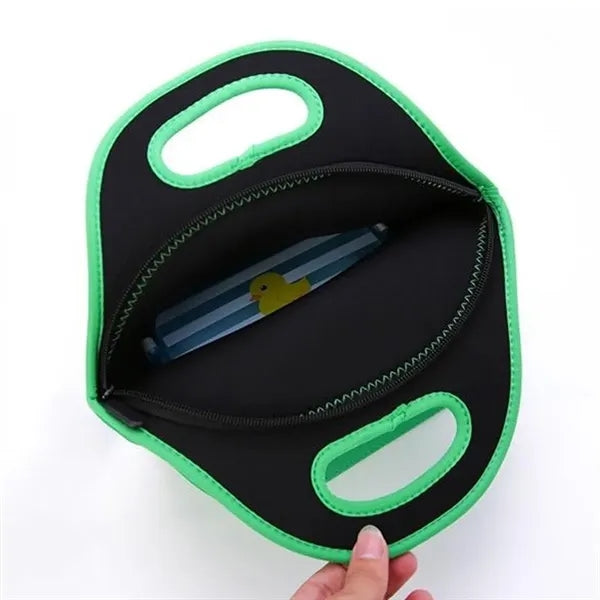 Neoprene Insulated Lunch Tote With Full Bleed Printing