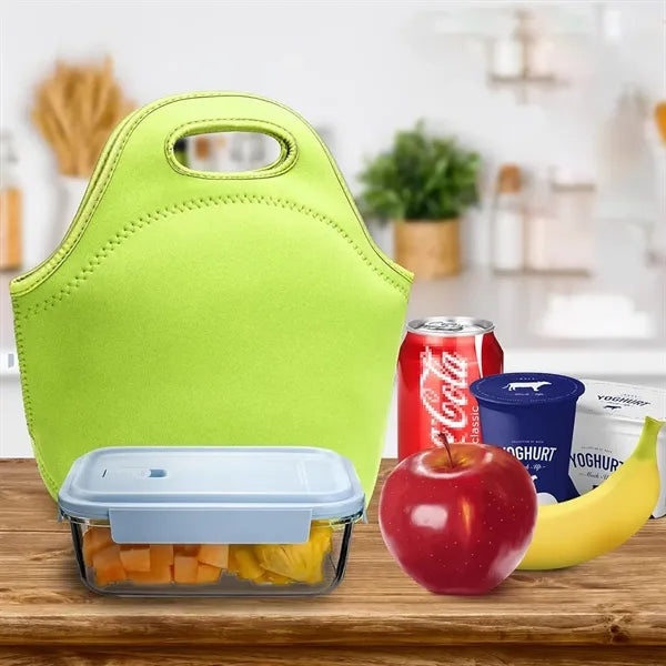 Neoprene Insulated Lunch Tote With Full Bleed Printing
