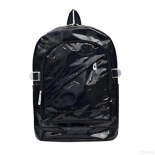 Waterproof transparent colored PVC backpack