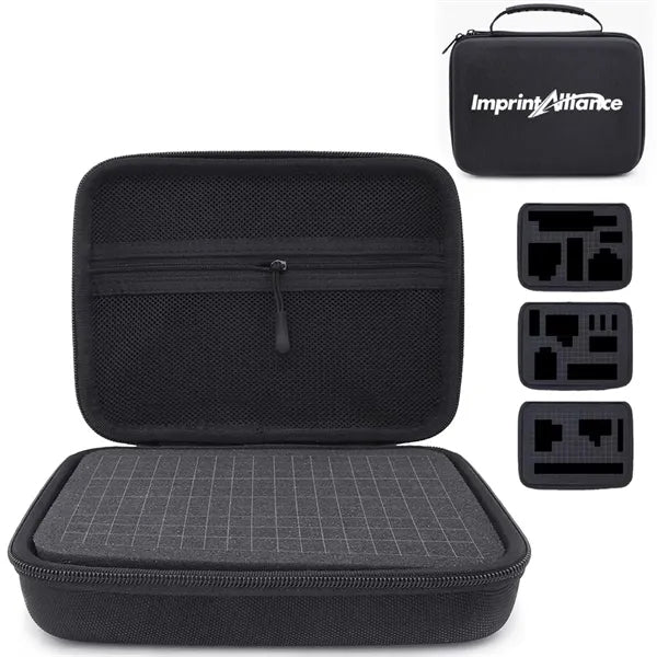 EVA Action Camera Case W/ DIY Pick & Pluck Customizable Foam