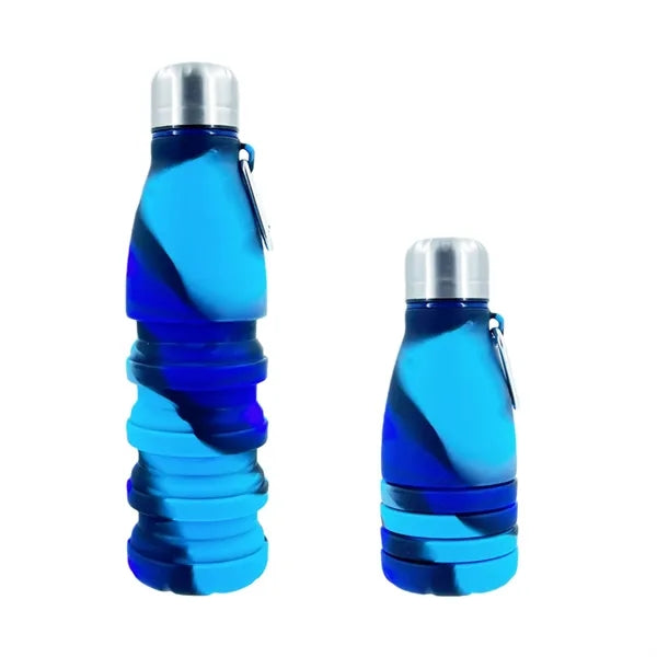 Oz Reuseable BPA Free Silicone Foldable Water Bottle