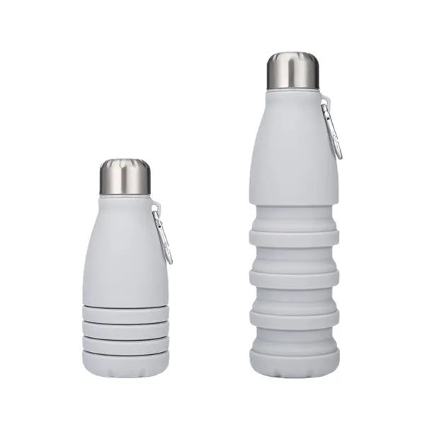 Oz Reuseable BPA Free Silicone Foldable Water Bottle
