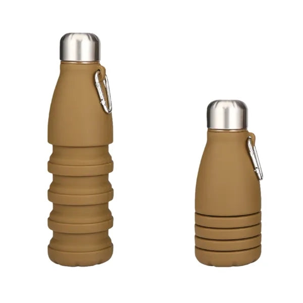 Oz Reuseable BPA Free Silicone Foldable Water Bottle