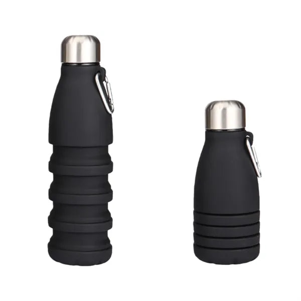 Oz Reuseable BPA Free Silicone Foldable Water Bottle