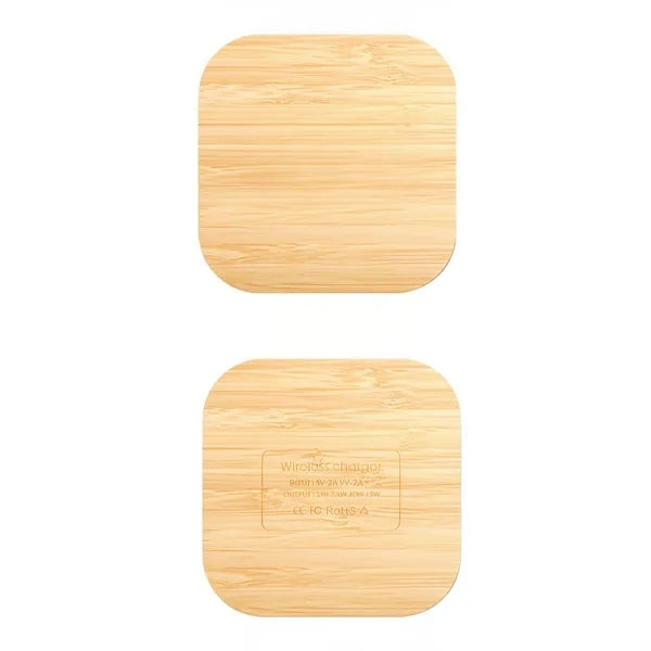 MOQ Bamboo Wood Cell Phone Wireless Charge Pad
