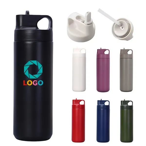Oz Insulated Stainless Steel Water Bottle With Straw