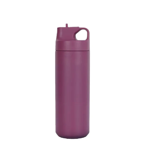 Oz Insulated Stainless Steel Water Bottle With Straw