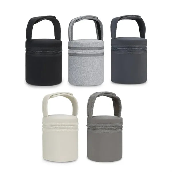 Portable Insulated Neoprene Baby Bottle Cooler Carrier Bag