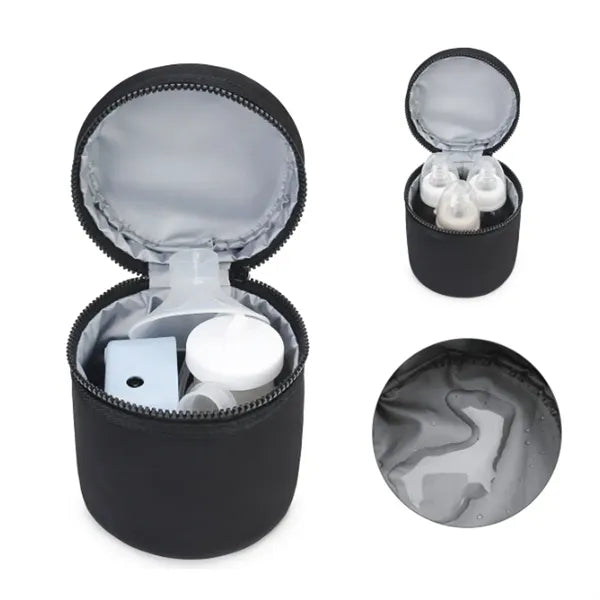 Portable Insulated Neoprene Baby Bottle Cooler Carrier Bag