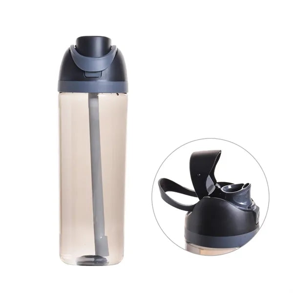 Oz Tritan Straw Water Bottle with Auto Spout Lid