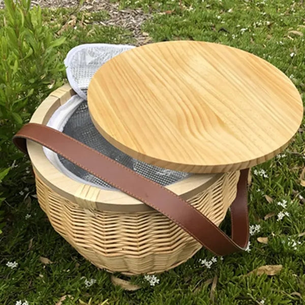 Wicker Insulated Cooler Basket Eco-friendly