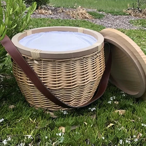 Wicker Insulated Cooler Basket Eco-friendly