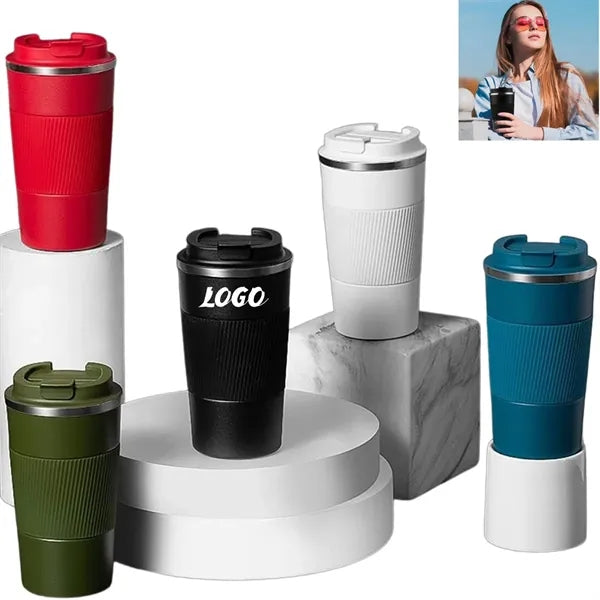 17oz Leakproof Coffee Mug Travel Double Wall Thermal Cup