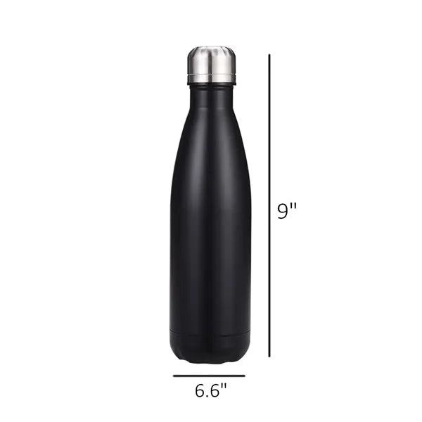 17oz Stainless Steel Water Bottle Double Walled