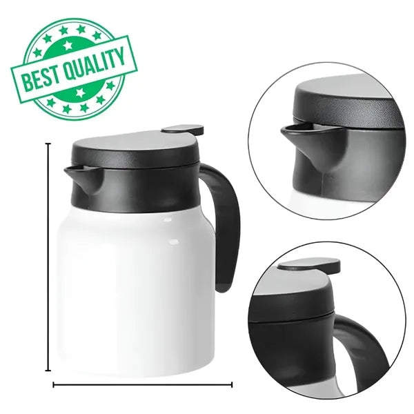 34oz Thermal Coffee Tea Kettle with Infuser Carafe