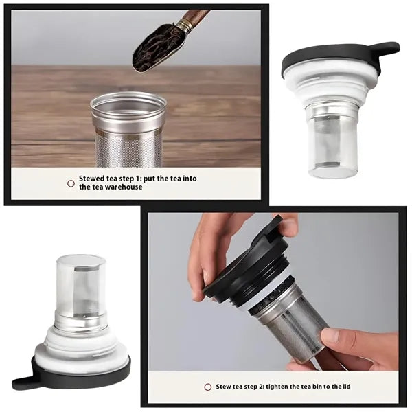 34oz Thermal Coffee Tea Kettle with Infuser Carafe