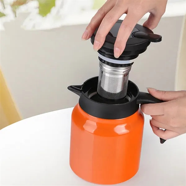 34oz Thermal Coffee Tea Kettle with Infuser Carafe