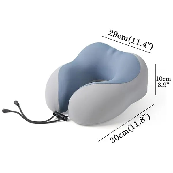 Memory Foam Travel Pillow U Shape Neck Support Cushion