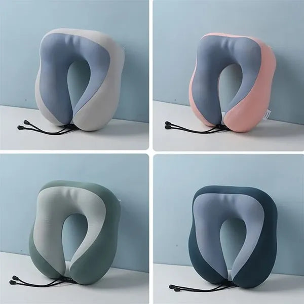 Memory Foam Travel Pillow U Shape Neck Support Cushion