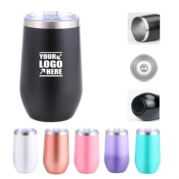 16oz Wine Tumbler Glasses with Lid