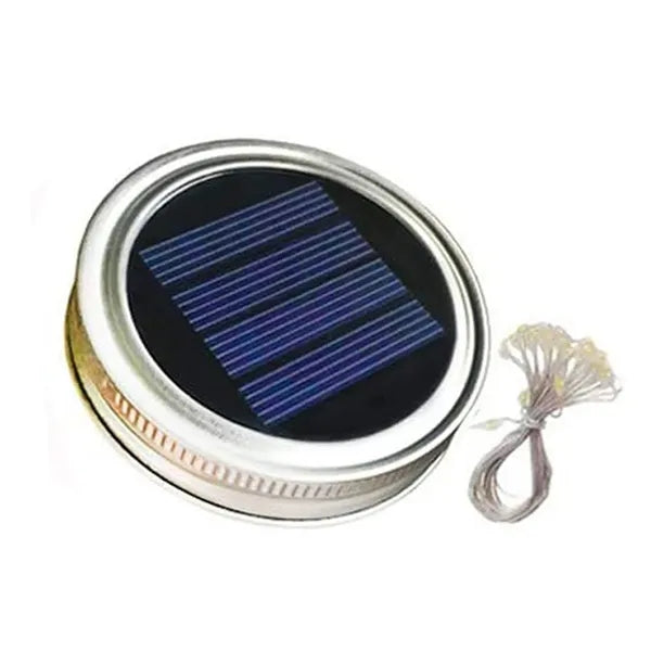 Waterproof Solar Mason Jar LED Light w/ Handle