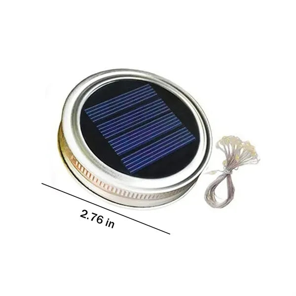 Waterproof Solar Mason Jar LED Light w/ Handle