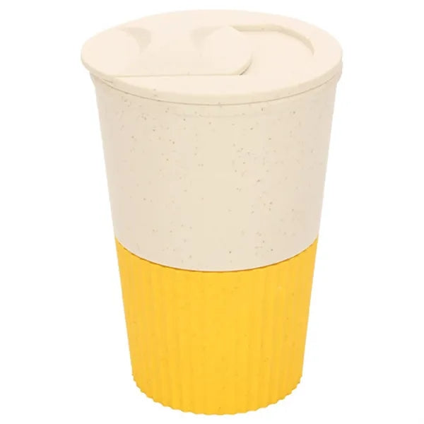 13oz Leak-Proof Food Grade Wheat Straw Coffee Cup