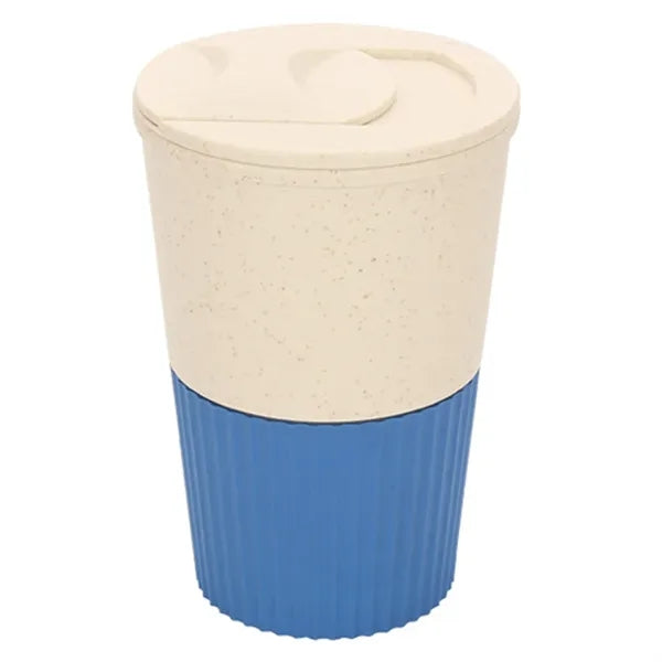 13oz Leak-Proof Food Grade Wheat Straw Coffee Cup
