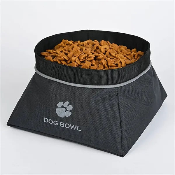 Waterproof Portable Oxford Travel Dog Bowl