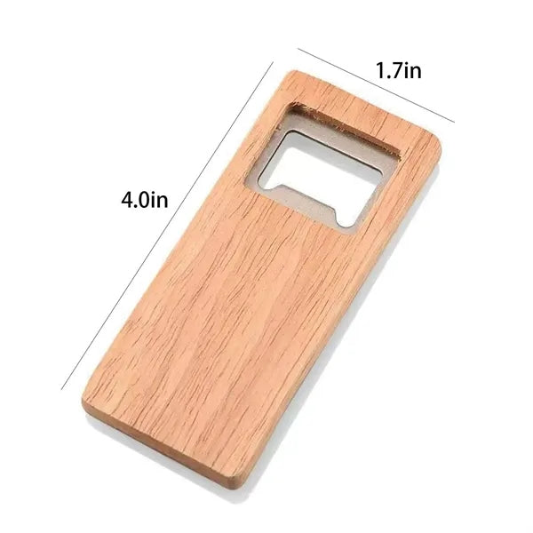 Portable Eco Friendly Wooden Bottle Opener