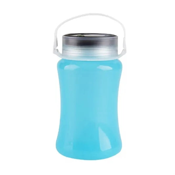 40oz Solar LED Silicone Camping Light Water Bottle