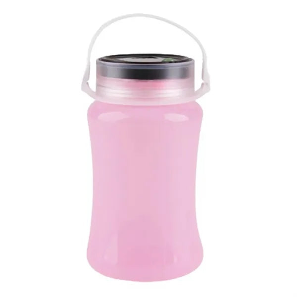 40oz Solar LED Silicone Camping Light Water Bottle