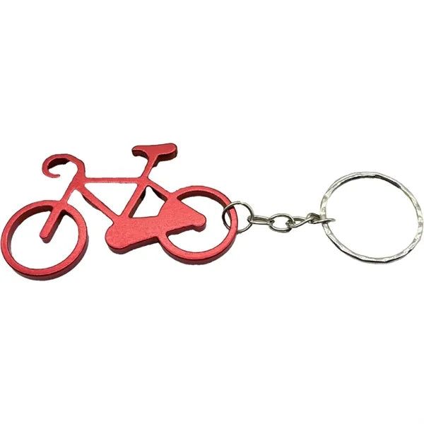 Mini Aluminum Bike Bottle Opener Keychain