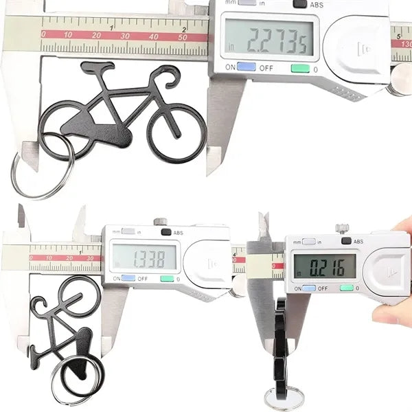 Mini Aluminum Bike Bottle Opener Keychain